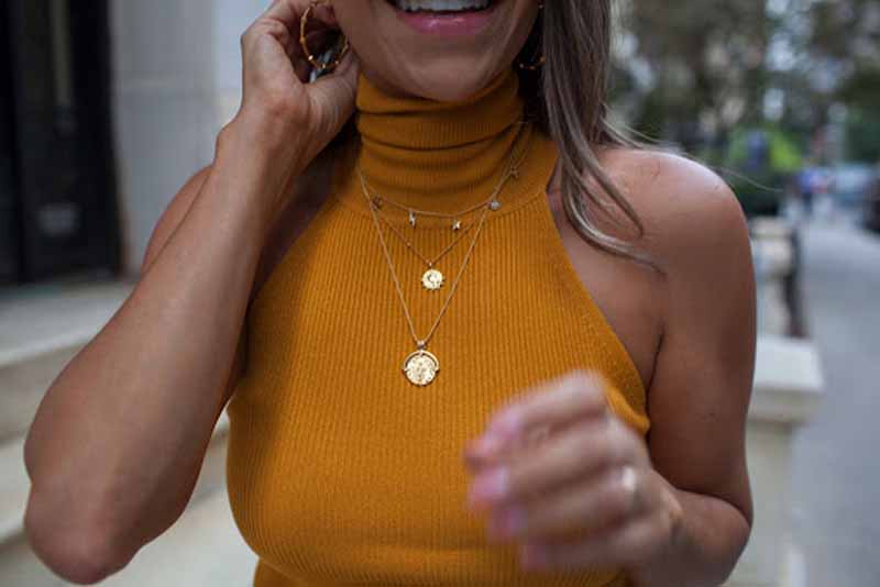 Jewelry with a Turtleneck