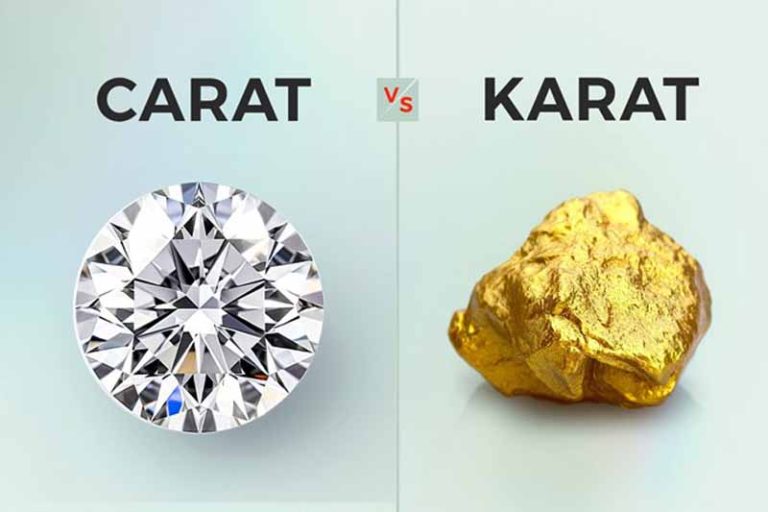 differences between karat and carat
