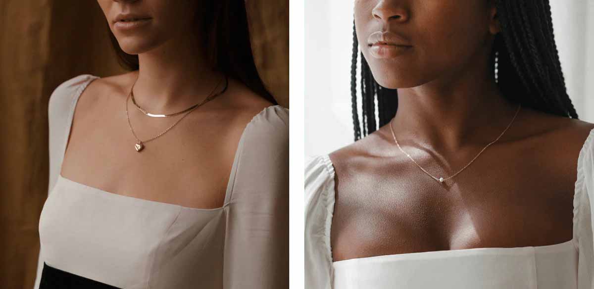 what necklaces suit different necklines
